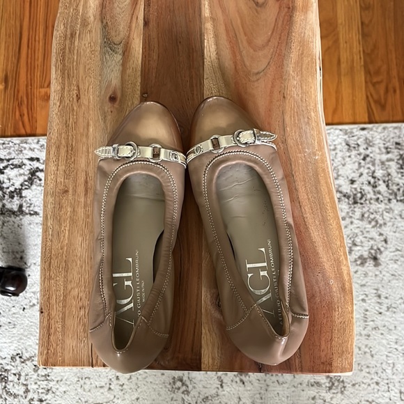 Attilio Giusti Leombruni Ballet Flats Gold Bronze Nude 38.5 AGL - Picture 4 of 4